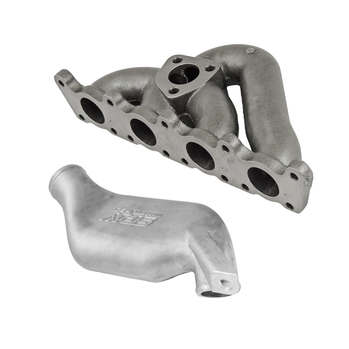 Cast Turbo Manifold upgrade + high flow pancake (lower intercooler pipe upgrade) Cast aluminum For 1.8T Turbo 20V Transverse VW Golf / Jetta / Beetle / Audi / TT (K03/K04) - PRE SALE