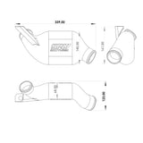 Cast Turbo Manifold upgrade + high flow pancake (lower intercooler pipe upgrade) Cast aluminum For 1.8T Turbo 20V Transverse VW Golf / Jetta / Beetle / Audi / TT (K03/K04) - PRE SALE