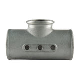 Universal 2.5" Cast Aluminum Charge Pipe with 50mm Blow Off Valve Flange