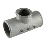 Universal 2.5" Cast Aluminum Charge Pipe with 50mm Blow Off Valve Flange