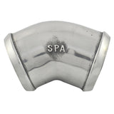 3â€ tight radius 45Â° elbow intake pipe