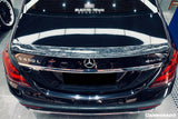 2014-2020 Mercedes Benz S Class W222 Sedan RT Style Carbon Fiber Trunk Spoiler | Fits S450, S550, S560,  S63AMG, S65AMG
