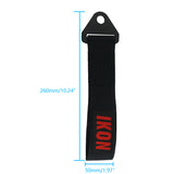 Universal Black Tow Strap Heavy Duty Decorative Belt With IKON Logo