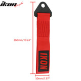 Universal Red Tow Strap Heavy Duty Decorative Belt With IKON Logo