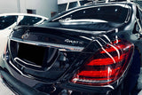 2014-2020 Mercedes Benz S Class W222 Sedan RT Style Carbon Fiber Trunk Spoiler | Fits S450, S550, S560,  S63AMG, S65AMG