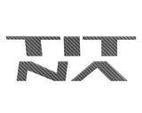 Grille Letter Inserts Fits 2022-2024 Nissan Titan