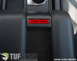 Center Console Badge-Custom Text - Fits 2014-2021 Toyota Tundra