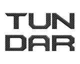 Lower Grille Letter Inserts Fits 2022-2027 Toyota Tundra