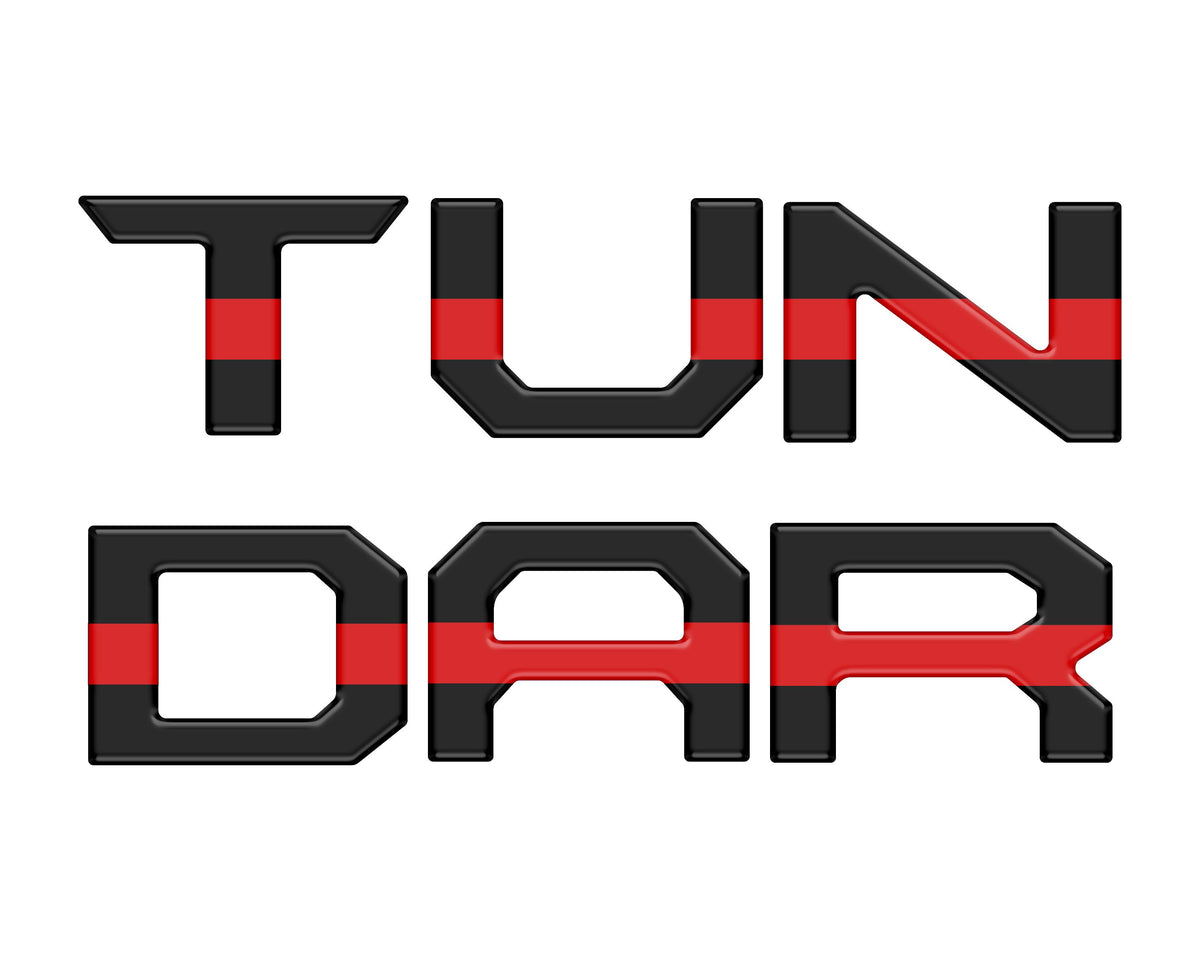 Lower Grille Letter Inserts Fits 2022-2027 Toyota Tundra