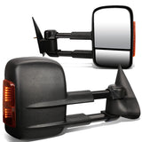99-06 Chevrolet Silverado / GMC Sierra Manual Towing Mirrors - Black