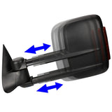 99-06 Chevrolet Silverado / GMC Sierra Manual Towing Mirrors - Black