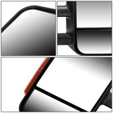 99-06 Chevrolet Silverado / GMC Sierra Manual Towing Mirrors - Black