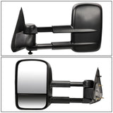 1997-2003 Ford F-150 Power Towing Mirrors Pair Black