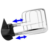 07-12 Chevrolet Silverado / GMC Sierra Powered Heated Towing Mirrors - Chrome