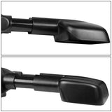 2007-2013 Chevrolet Silverado Left Manual Towing Mirror Black