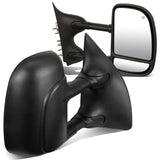 99-07 Ford F-250 F-350 F-450 F-550 Powered Heated Towing Mirrors Pair