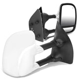 99-07 Ford F-250 F-350 F-450 F-550 Super Duty Towing Mirrors - Chrome