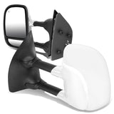 99-07 Ford F-250 F-350 F-450 F-550 Super Duty Towing Mirrors - Chrome