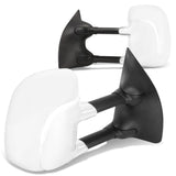 99-07 Ford F-250 F-350 F-450 F-550 Manual Towing Mirrors Chrome Pair