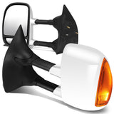 99-07 Ford F-250 F-350 F-450 F-550 Super Duty Towing Mirrors Manual Pair