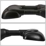 03-07 Ford E-150 E-250 E-350 Towing Mirrors - Manual Black Pair