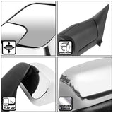 94-02 Dodge Ram 1500 2500 3500 Manual Towing Mirrors Chrome Pair