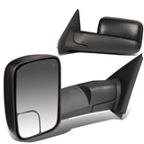 02-09 Dodge Ram 1500/2500/3500 Powered Heated Towing Mirrors Pair Black
