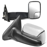 02-09 Dodge Ram Towing Mirrors Pair Powered Heated Chrome