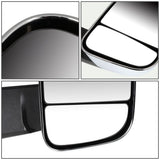 09-16 Dodge Ram 1500/2500/3500 Manual Towing Mirrors Chrome Pair