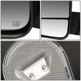 09-16 Dodge Ram Powered Heated LED Towing Mirror Left Side