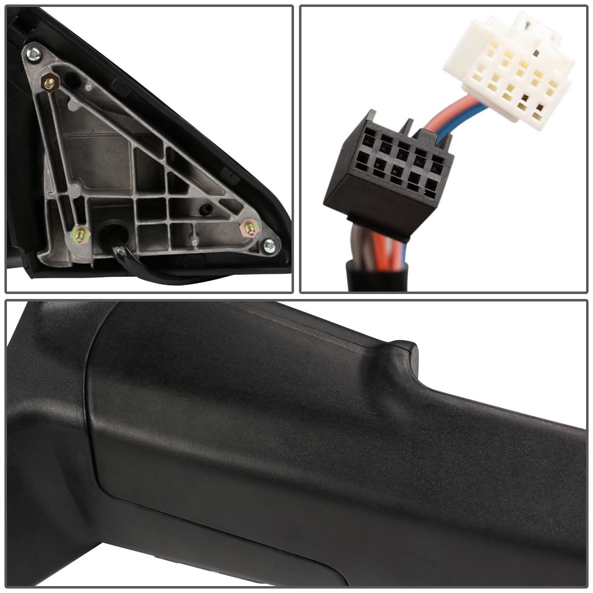 09-16 Dodge Ram Powered Heated LED Towing Mirror Left Side