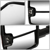 14-17 Chevrolet Silverado GMC Sierra Towing Mirrors - Powered Heated LED