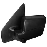 04-14 Ford F-150 Left Powered Heated Towing Mirror Black