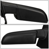 04-14 Ford F-150 Left Powered Heated Towing Mirror Black