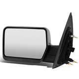2004-2014 Ford F-150 Left Towing Mirror - Manual Black