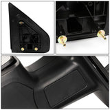 2004-2014 Ford F-150 Left Towing Mirror - Manual Black