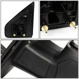 04-14 Ford F-150 Right Manual Towing Mirror - Black