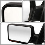 2004-2014 Ford F-150 Left Manual Towing Mirror w/ LED Signal