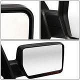 2004-2014 Ford F-150 Right Towing Mirror Manual LED Signal Black