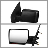 2004-2006 Ford F-150 Left Towing Mirror - Powered Heated Amber Signal