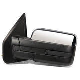 2004-2014 Ford F-150 Left Towing Mirror - Powered Heated Chrome