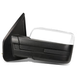 2004-2014 Ford F-150 Left Towing Mirror Manual Chrome
