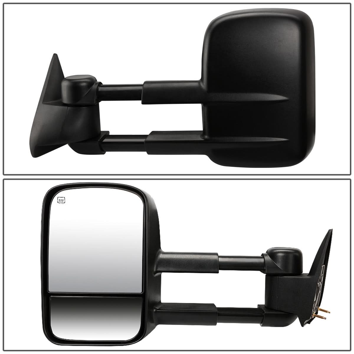 1999-2002 Chevrolet Silverado GMC Sierra Towing Mirror Pair Powered Heated
