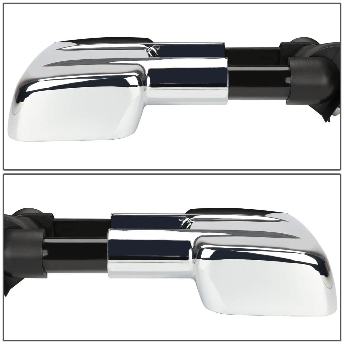 1999-2002 Chevrolet Silverado GMC Sierra Towing Mirrors Chrome Heated