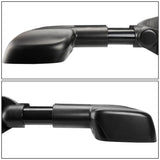 88-02 Chevrolet C/K Power Towing Mirrors Black Pair Non-Heated
