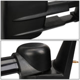 88-02 Chevrolet C/K Power Towing Mirrors Black Pair Non-Heated
