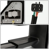88-02 Chevrolet C/K Power Towing Mirrors Black Pair Non-Heated