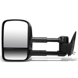 88-02 Chevrolet C/K Manual Towing Mirror - Left Side Black