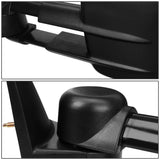 88-02 Chevrolet C/K Manual Towing Mirror - Left Side Black