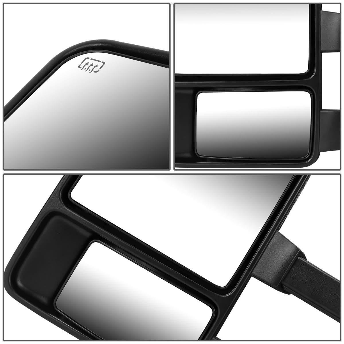 99-07 Ford F-250 F-350 F-450 F-550 Powered Heated Towing Mirror Left